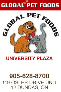 Global Pet Foods In Dundas Ontario Ad