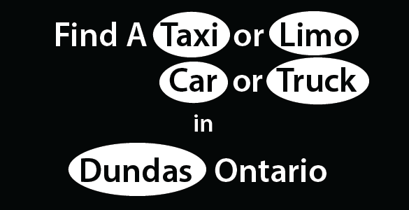 Taxi, Limo and Car Rental in Dundas Ontario